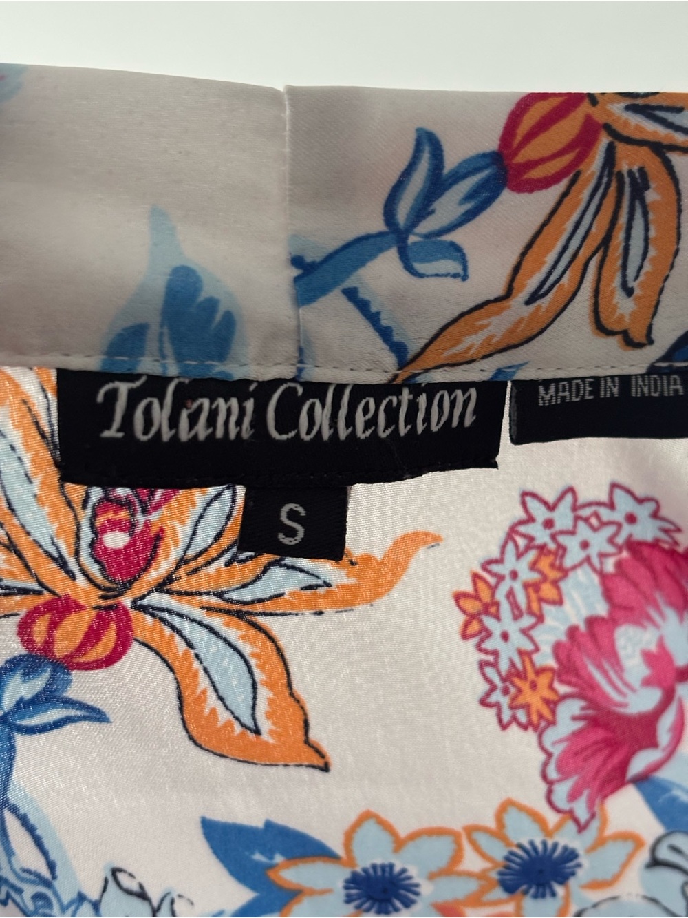 Tolani Collection Satin Floral Robe - Picture 9 of 11